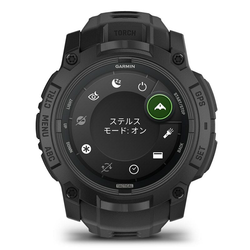 GARMIN Instinct 3 AMOLED Tactical 50mm Black ガーミン 