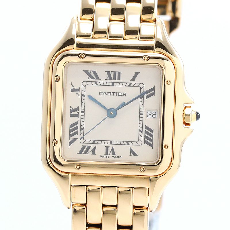 中古 カルティエ CARTIER W25013B9 アイボリー ユニセックス 腕時計 正規品純正 中古 カルティエ CARTIER W25013B9 アイボリー ユニ