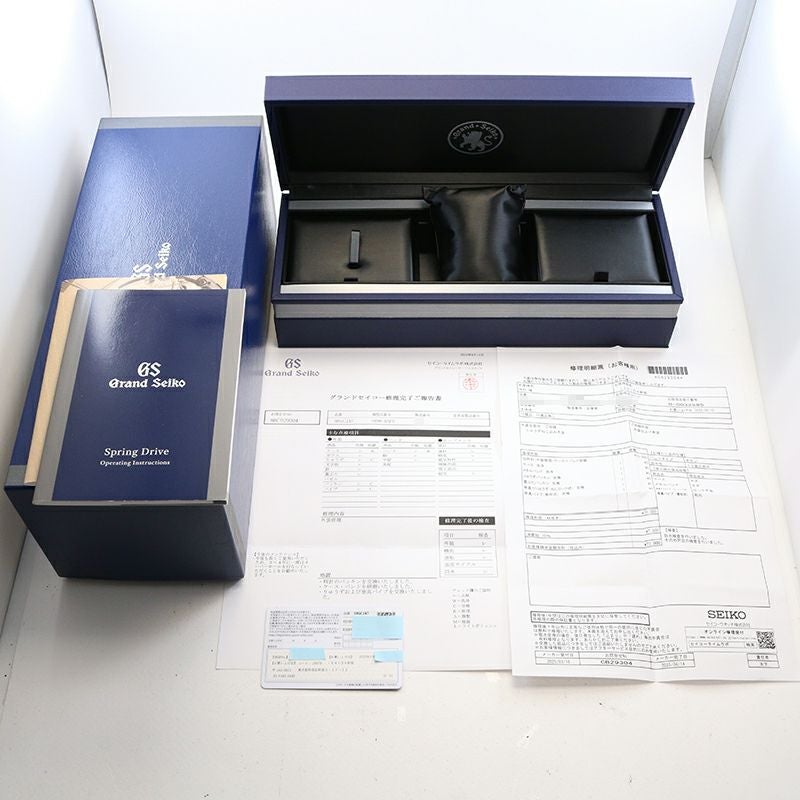 【中古】GRAND SEIKO <br>SPORTS COLLECTION SPRING DRIVE CHRONOGRAPH 15TH ANNIVERSARY <br>グランドセイコー <br>スポーツコレクション スプリングドライブ クロノグラフ 15周年記念限定モデル <br>SBGC247 (9R96-0AP0)
