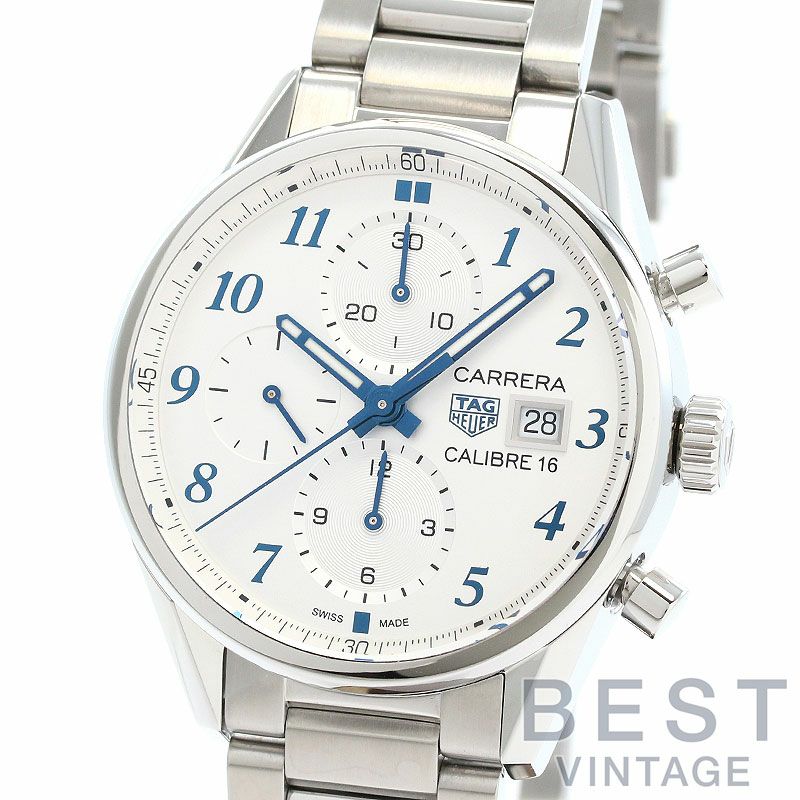 中古】TAG HEUER CARRERA CALIBRE 16 CHRONOGRAPH BLUE EDITION JAPAN