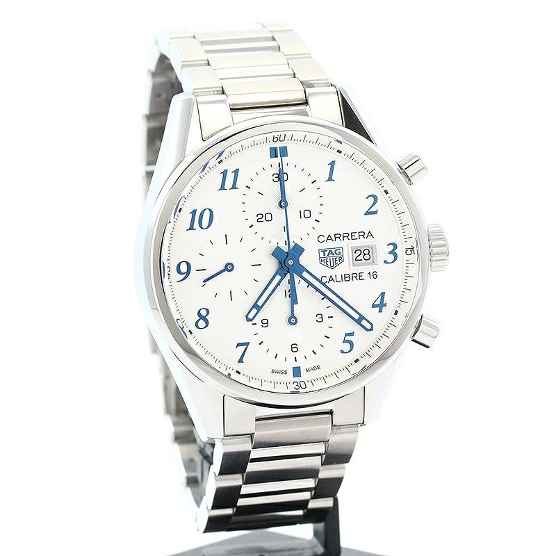 中古】TAG HEUER CARRERA CALIBRE 16 CHRONOGRAPH BLUE EDITION JAPAN