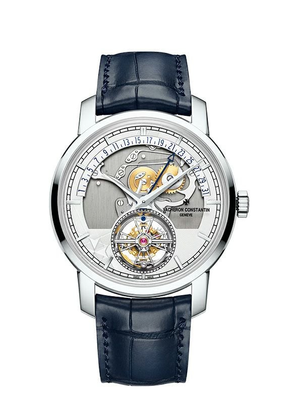 VACHERON CONSTANTIN TRADITIONNELLE TOURBILLON RETROGRADE DATE OPENFACE ヴァシュロン・コンスタンタン トラディショナル ・ トゥールビヨン ・ レトログラード ・ デイト ・ オープンフェイス 6010T/000P-H055