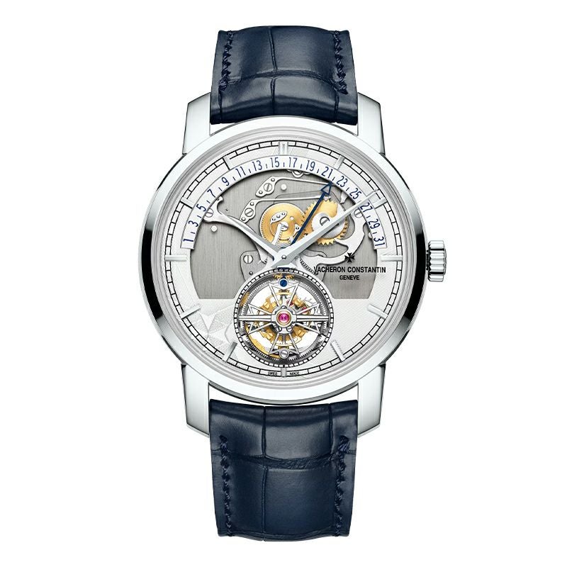 VACHERON CONSTANTIN TRADITIONNELLE TOURBILLON RETROGRADE DATE OPENFACE ヴァシュロン・コンスタンタン トラディショナル ・ トゥールビヨン ・ レトログラード ・ デイト ・ オープンフェイス 6010T/000P-H055