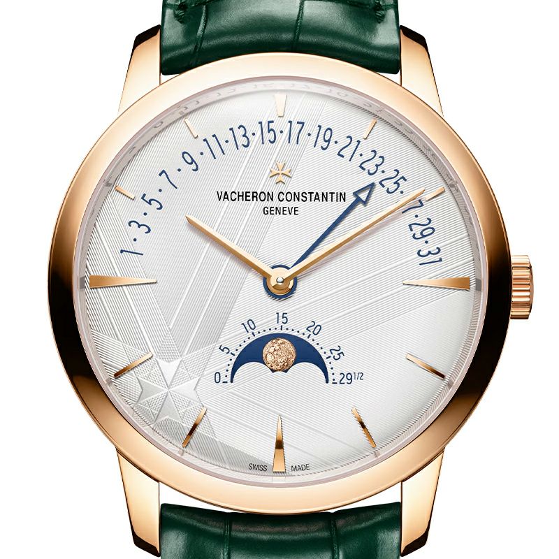 VACHERON CONSTANTIN PATRIMONY MOON PHASE RETROGRADE DATE ヴァシュロン・コンスタンタン パトリモニー ・ ムーンフェイズ ・ レトログラード ・ デイト 4010U/000R-H117