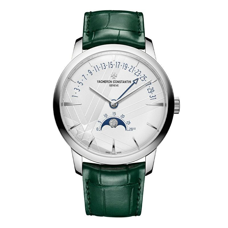 VACHERON CONSTANTIN PATRIMONY MOON PHASE RETROGRADE DATE ヴァシュロン・コンスタンタン パトリモニー ・ ムーンフェイズ ・ レトログラード ・ デイト 4010U/000G-H057