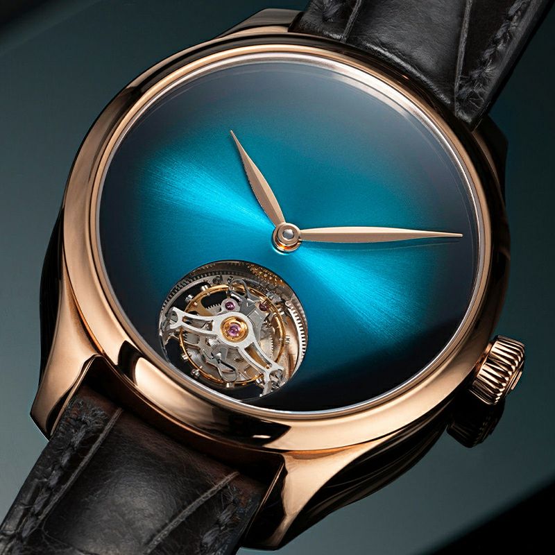 H.Moser ＆ Cie. ENDEAVOUR TOURBILLON CONCEPT BLUE LAGOON H