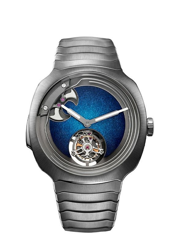 H.Moser ＆ Cie. <br>STREAMLINER CONCEPT MINUTE REPEATER TOURBILLON BLUE ENAMEL <br>H.モーザー <br>ストリームライナー・コンセプト ミニッツリピーター トゥールビヨン ブルーエナメル <br>6905-1200
