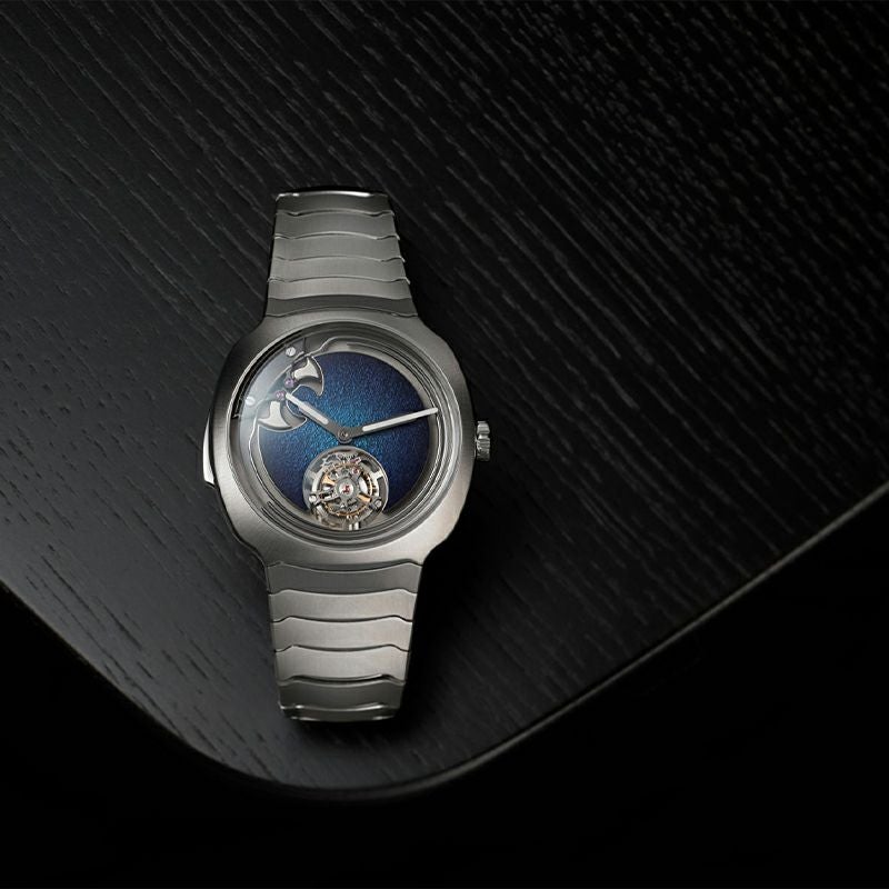 H.Moser ＆ Cie. <br>STREAMLINER CONCEPT MINUTE REPEATER TOURBILLON BLUE ENAMEL <br>H.モーザー <br>ストリームライナー・コンセプト ミニッツリピーター トゥールビヨン ブルーエナメル <br>6905-1200