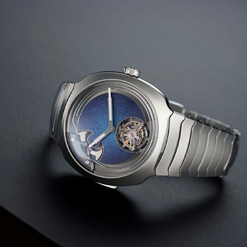 H.Moser ＆ Cie. <br>STREAMLINER CONCEPT MINUTE REPEATER TOURBILLON BLUE ENAMEL <br>H.モーザー <br>ストリームライナー・コンセプト ミニッツリピーター トゥールビヨン ブルーエナメル <br>6905-1200
