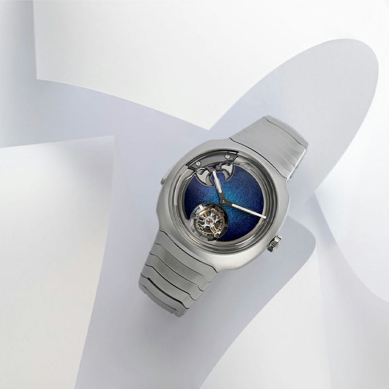H.Moser ＆ Cie. <br>STREAMLINER CONCEPT MINUTE REPEATER TOURBILLON BLUE ENAMEL <br>H.モーザー <br>ストリームライナー・コンセプト ミニッツリピーター トゥールビヨン ブルーエナメル <br>6905-1200