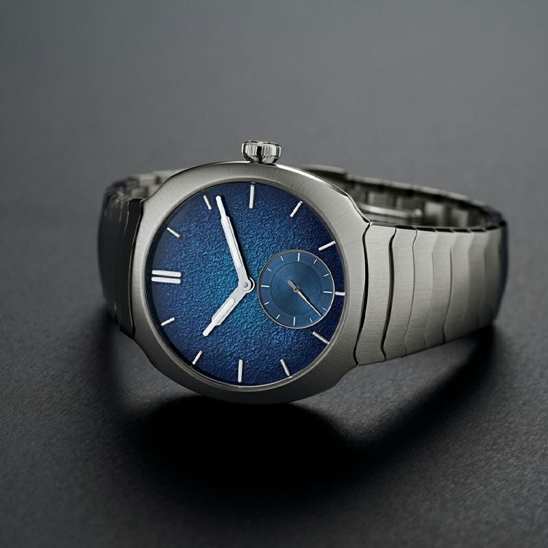 H.Moser ＆ Cie. <br>STREAMLINER SMALL SECONDS BLUE ENAMEL <br>H.モーザー <br>ストリームライナー・スモールセコンド ブルーエナメル <br>6500-1200