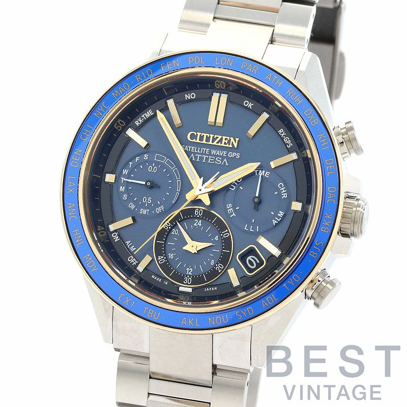 中古】CITIZEN ATTESA ACT LINE ECO-DRIVE GPS LIMITED EDITION POWER 