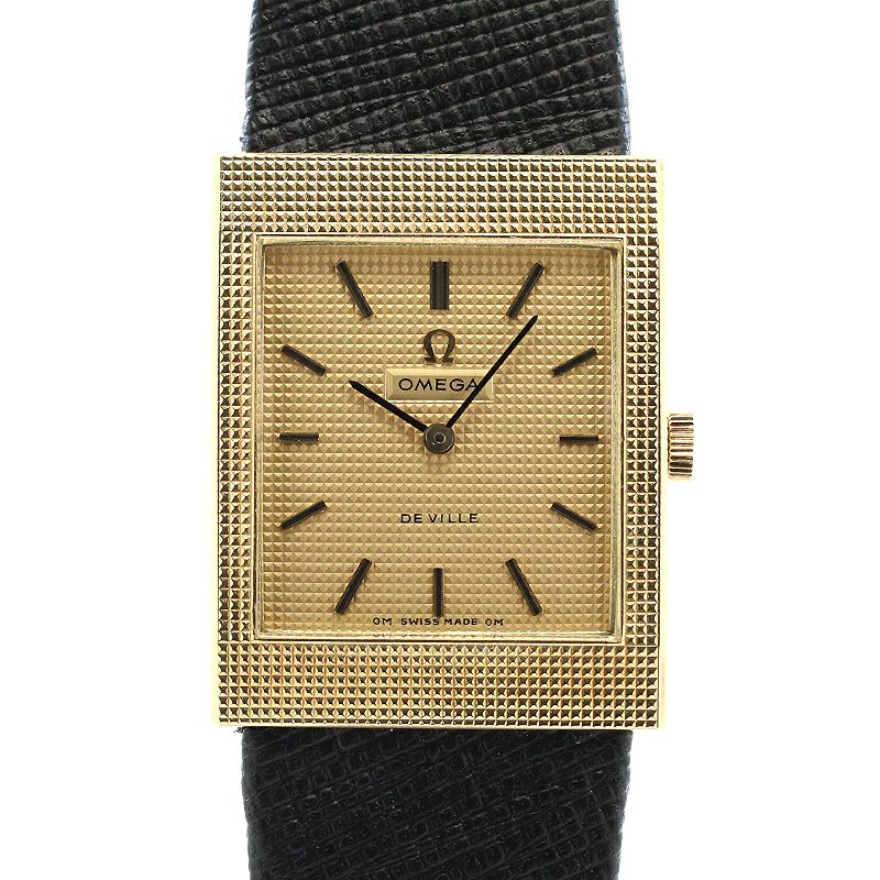中古】OMEGA DE VILLE SQUARE WATCH オメガ デヴィル スクエア