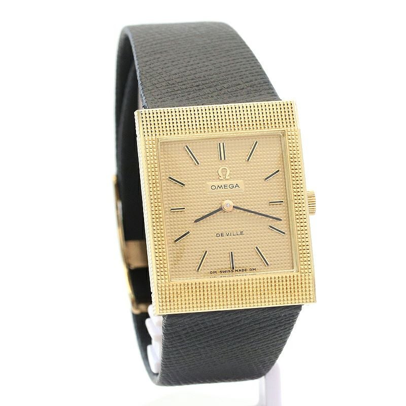 中古】OMEGA DE VILLE SQUARE WATCH オメガ デヴィル スクエア