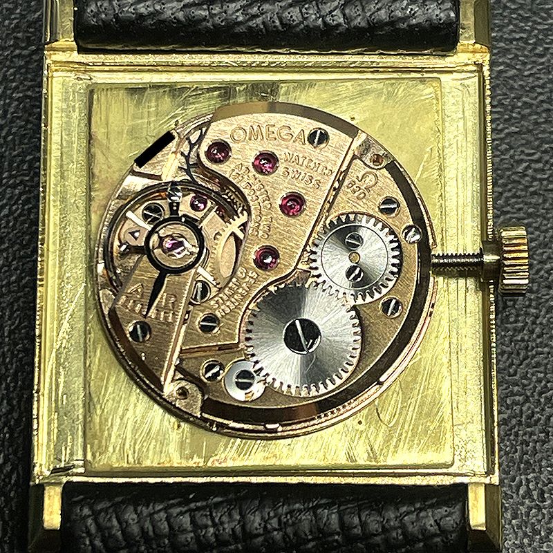 中古】OMEGA DE VILLE SQUARE WATCH オメガ デヴィル スクエア