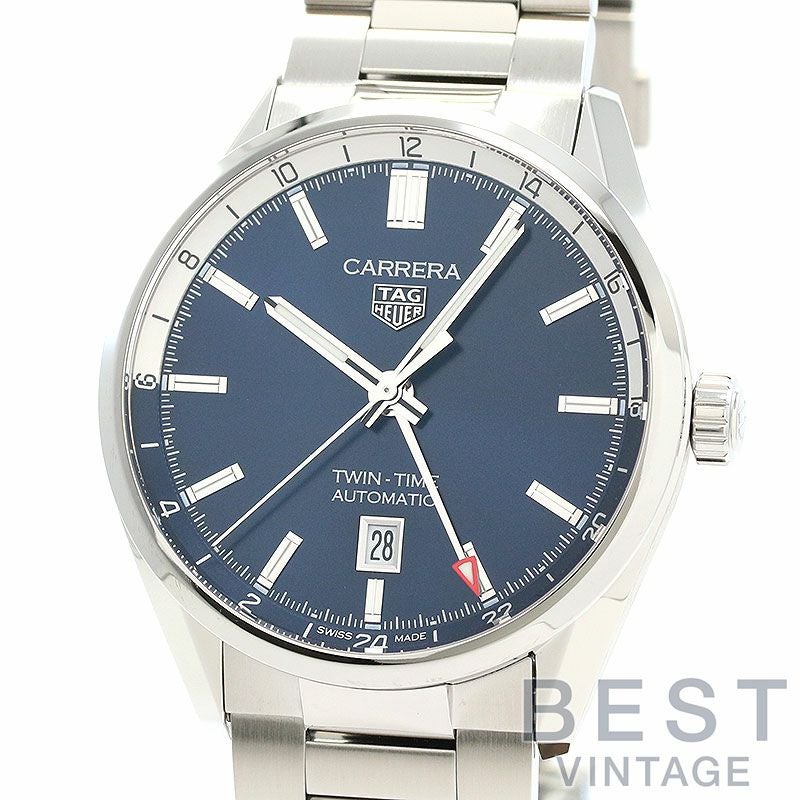 中古】TAG HEUER CARRERA TWIN-TIME CALIBRE 7 41MM タグ・ホイヤー