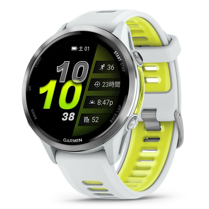 GARMIN Forerunner 970 White / Amp Yellow ガーミン フォアランナー 