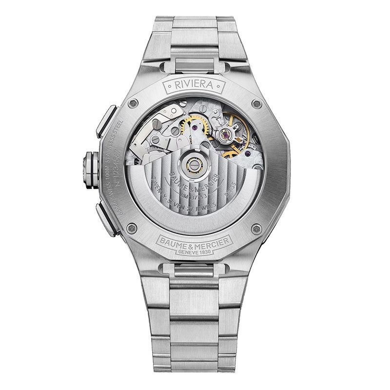 BAUME＆MERCIER Riviera Chronograph White & Black ボーム