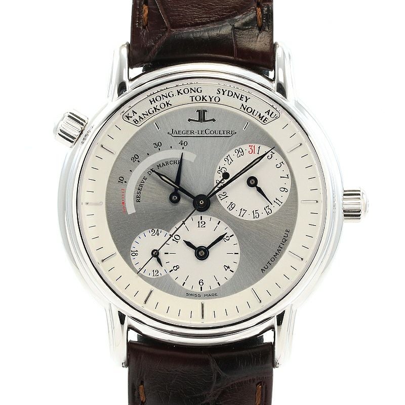 【中古】JAEGER-LECOULTRE GEOGRAPHIC ジャガー・ルクルト ジオグラフィーク QA169601 (169.6.92)