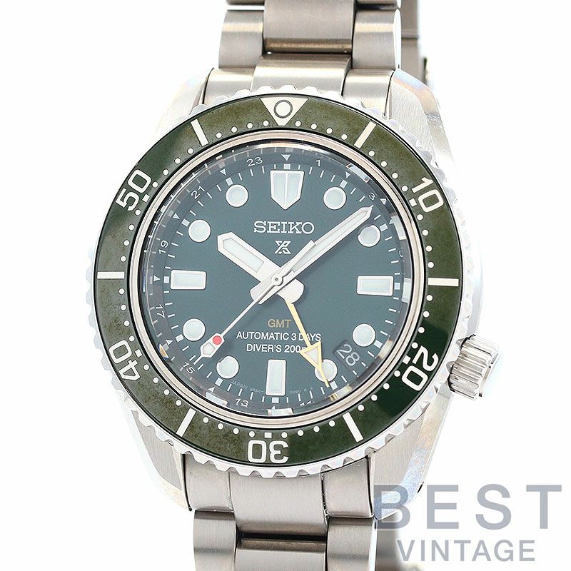 【中古】SEIKO PROSPEX DIVER SCUBA MECHANICAL DIVERS 1968 HERITAGE GMT セイコー プロスペックス ダイバースキューバ メカニカルダイバーズ 1968 ヘリテージ GMT SBEJ009(6R54-00D0)