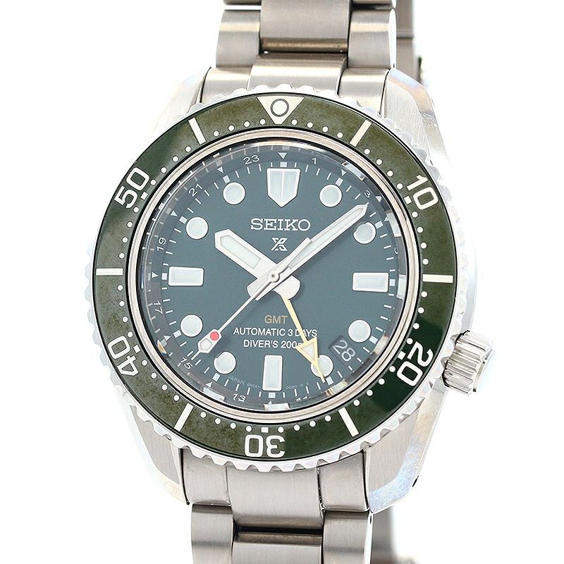 【中古】SEIKO PROSPEX DIVER SCUBA MECHANICAL DIVERS 1968 HERITAGE GMT セイコー プロスペックス ダイバースキューバ メカニカルダイバーズ 1968 ヘリテージ GMT SBEJ009(6R54-00D0)