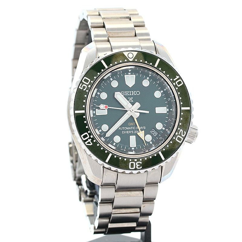 【中古】SEIKO PROSPEX DIVER SCUBA MECHANICAL DIVERS 1968 HERITAGE GMT セイコー プロスペックス ダイバースキューバ メカニカルダイバーズ 1968 ヘリテージ GMT SBEJ009(6R54-00D0)