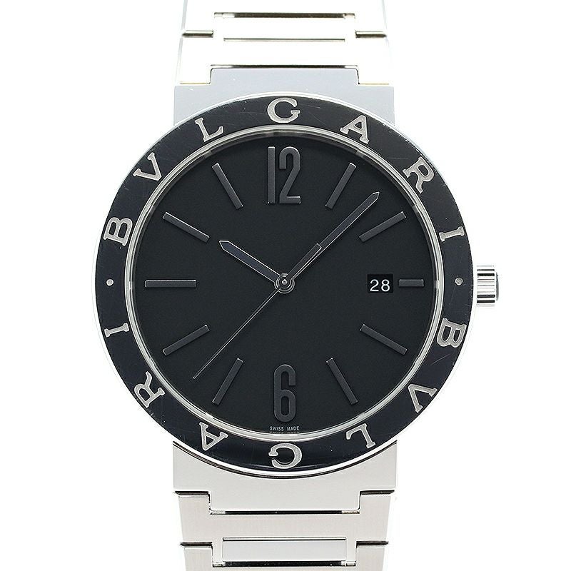 ジャンク品　BVLGARI ブラックラウンドフェイス ソロテンポ 中古】BVLGARI BVLGARI BVLGARI SOLO TEMPO ブルガリ ブルガリ