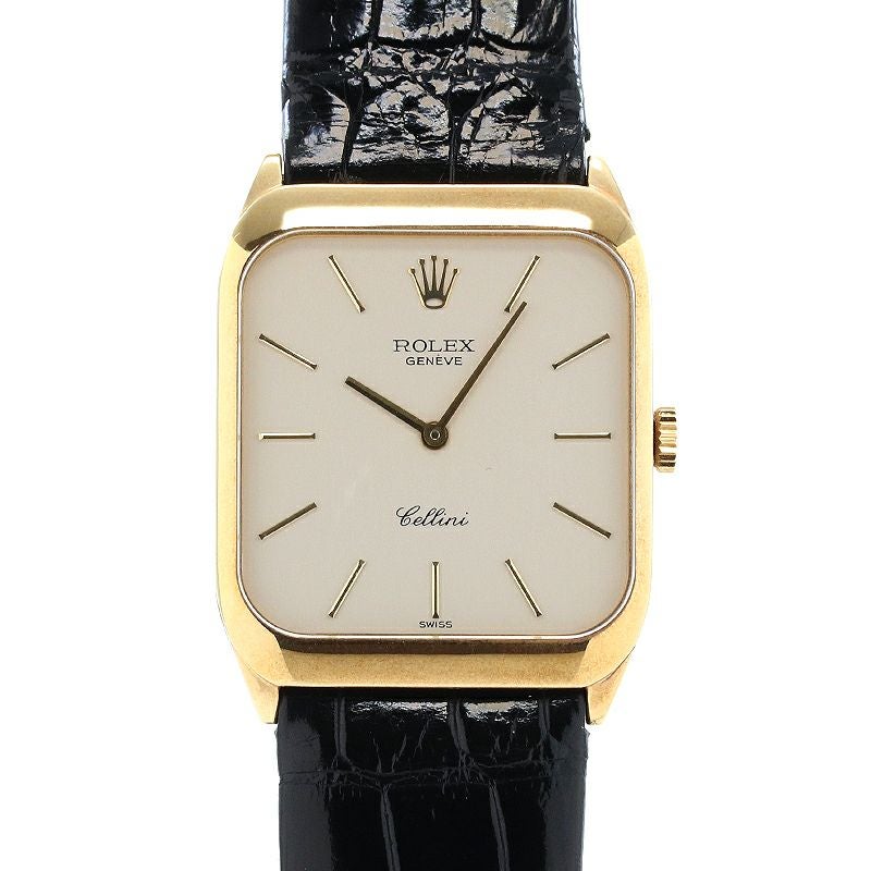 ROLEX 新型ボックス4個中古　HK 中古】ROLEX CELLINI SQUARE ロレックス チェリーニ スクエア 4135/8