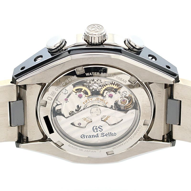 【中古】GRAND SEIKO SPORTS COLLECTION SPRING DRIVE CHRONOGRAPH GMT グランドセイコー スポーツコレクション スプリングドライブ クロノグラフ GMT SBGC221 (9R86-0AG0)