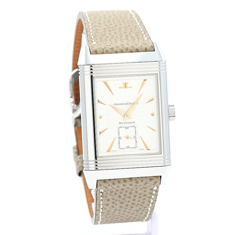 良品 JAEGER LECOULTRE ジャガールクルト 18K REVERSO ダブルクロノ 手巻き 腕時計 270.2.36 ゴールド ホワイト文字盤 メンズ レディース 古着 中古 USED JAEGER-LECOULTRE（ジャガー・ルクルト） 良品 JAEGER LECOULTRE 18K
