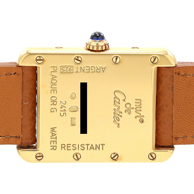 中古】CARTIER MUST TANK SMALL MODEL VERMEIL カルティエ マスト
