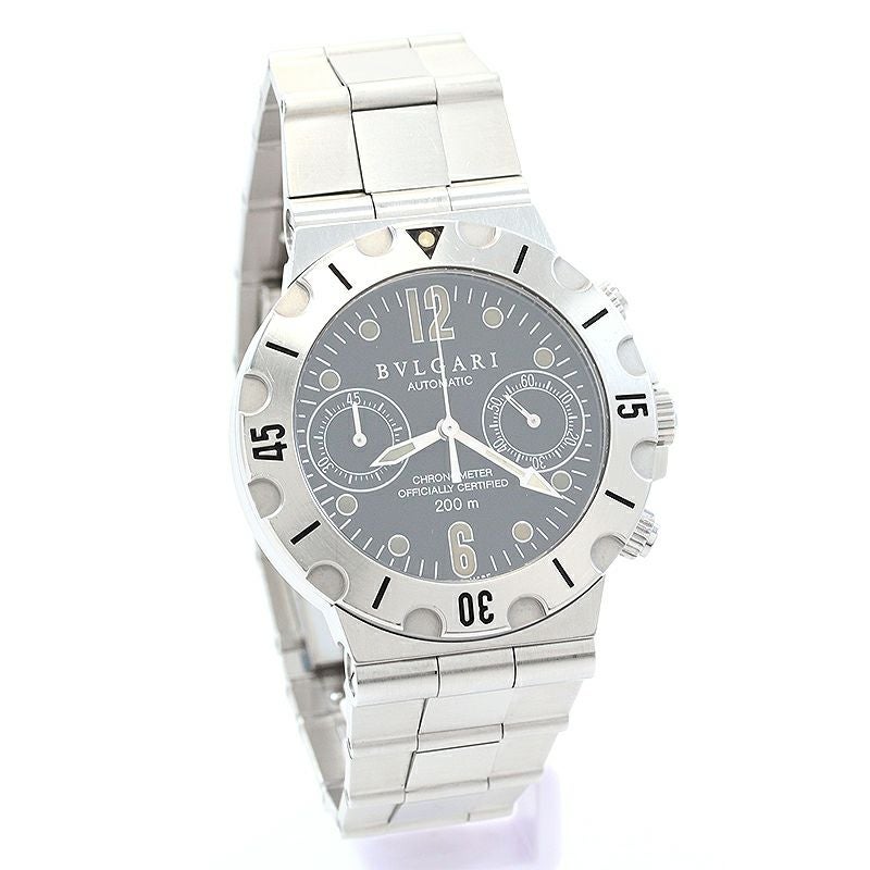中古】BVLGARI DIAGONO SCUBA CHRONOGRAPH ブルガリ ディアゴノ