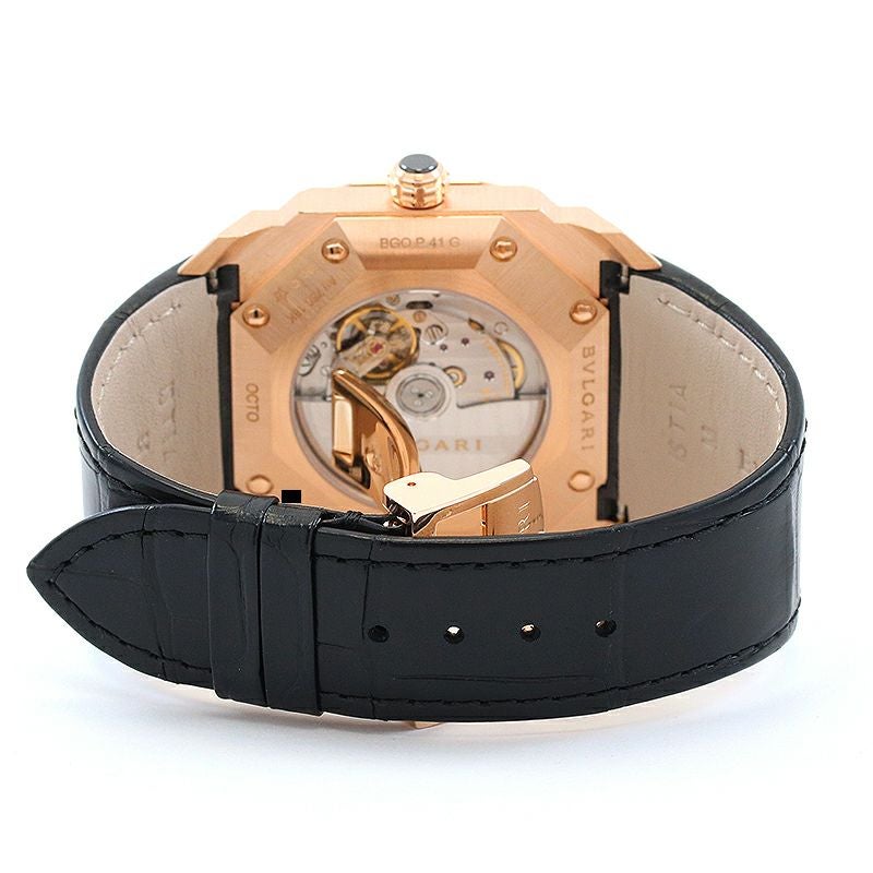ブルガリ BVLGARI ジェラルドジェンタ オクトバイレトロ BGO43BSCVDBR 