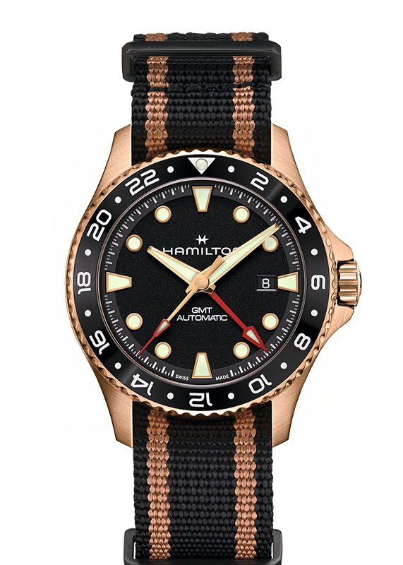HAMILTON Khaki Navy Scuba Automatic GMT 43mm Bronze ハミルトン カーキ ネイビー スキューバ GMT オート ブロンズ 43mm H82565930