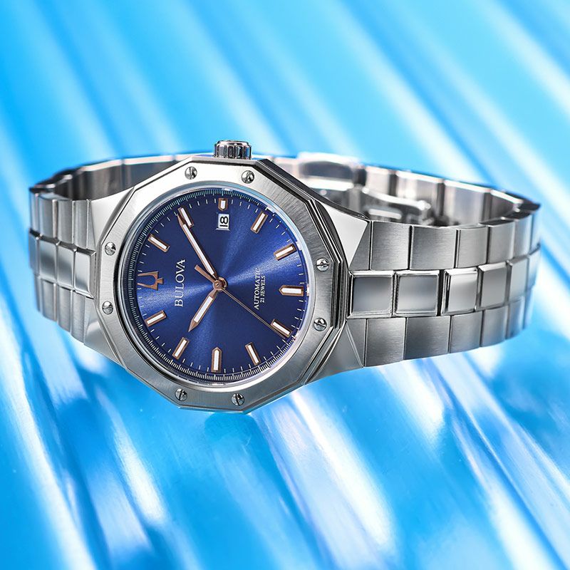 セールスショップ BULOVA ステンレススチール リンクブレスレット 約