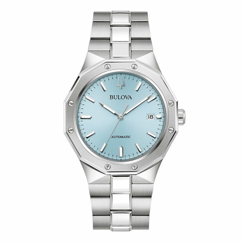 BULOVA 自動巻き時計 シルバー/ブルークラシック 96B462 BULOVA Classic ブローバ クラシック 96B462｜正規取り扱いブランド
