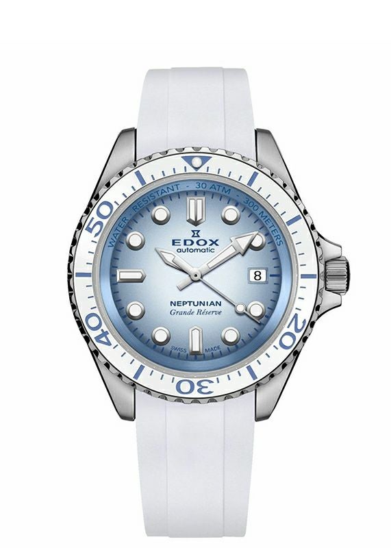 EDOX NEPTUNIAN GRANDE RESERVE DATE AUTOMATIC エドックス ネプチュニアン グランデ リザーブ デイト オートマティック 80801-3BBUCA-BUCDN