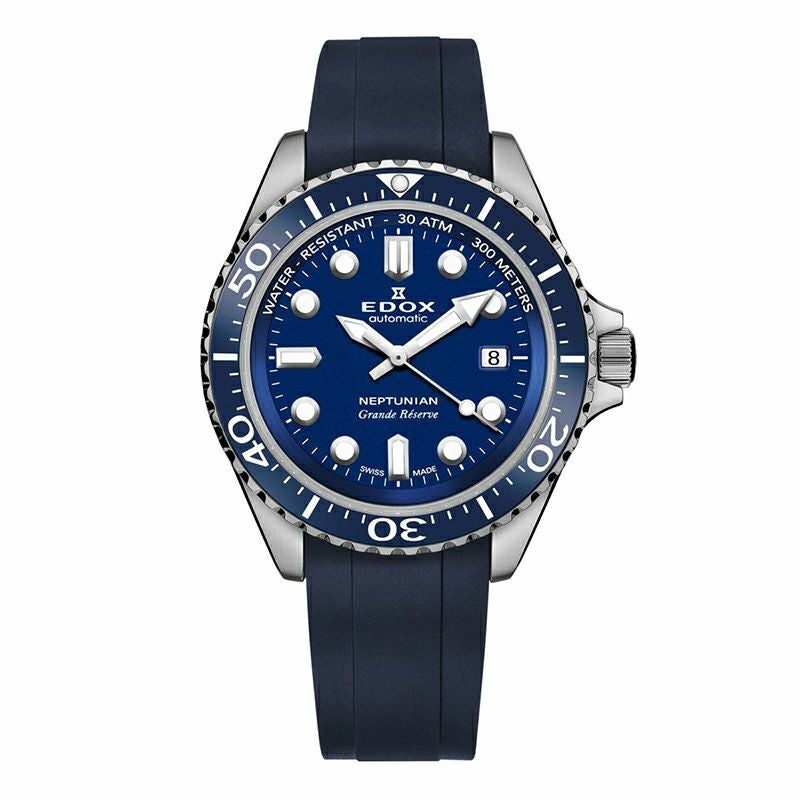 EDOX NEPTUNIAN GRANDE RESERVE DATE AUTOMATIC エドックス 