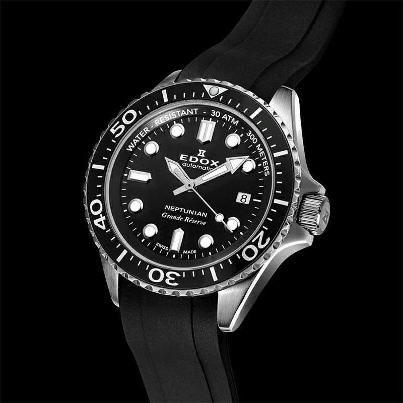 EDOX NEPTUNIAN GRANDE RESERVE DATE AUTOMATIC エドックス