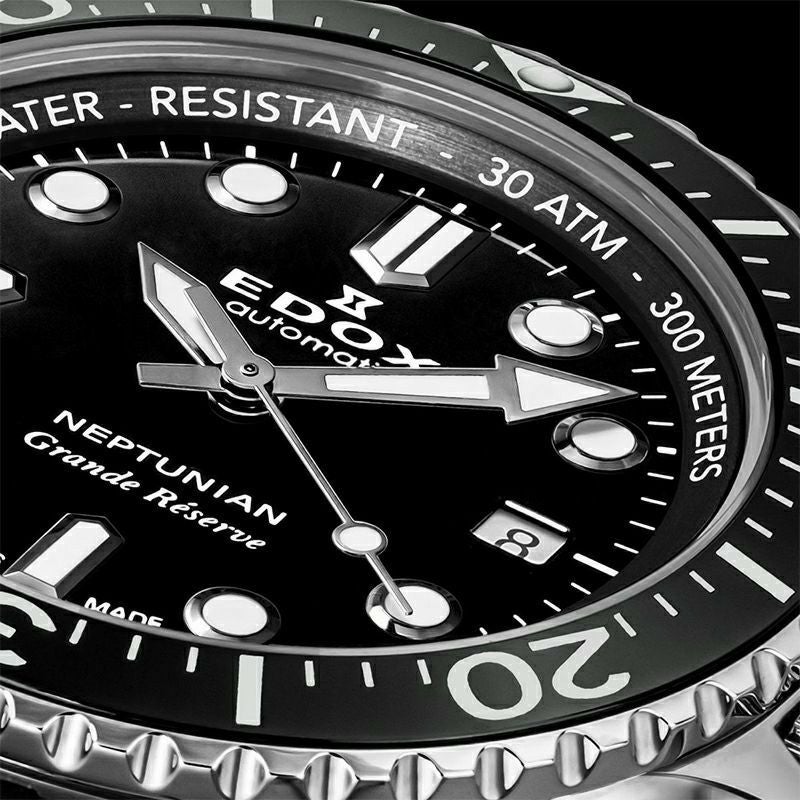 EDOX NEPTUNIAN GRANDE RESERVE DATE AUTOMATIC エドックス ネプチュニアン グランデ リザーブ デイト オートマティック 80801-3NCA-NIN