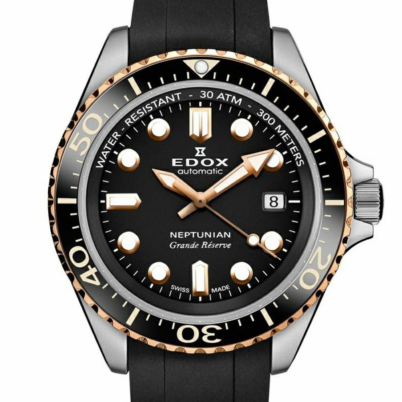 EDOX NEPTUNIAN GRANDE RESERVE DATE AUTOMATIC エドックス