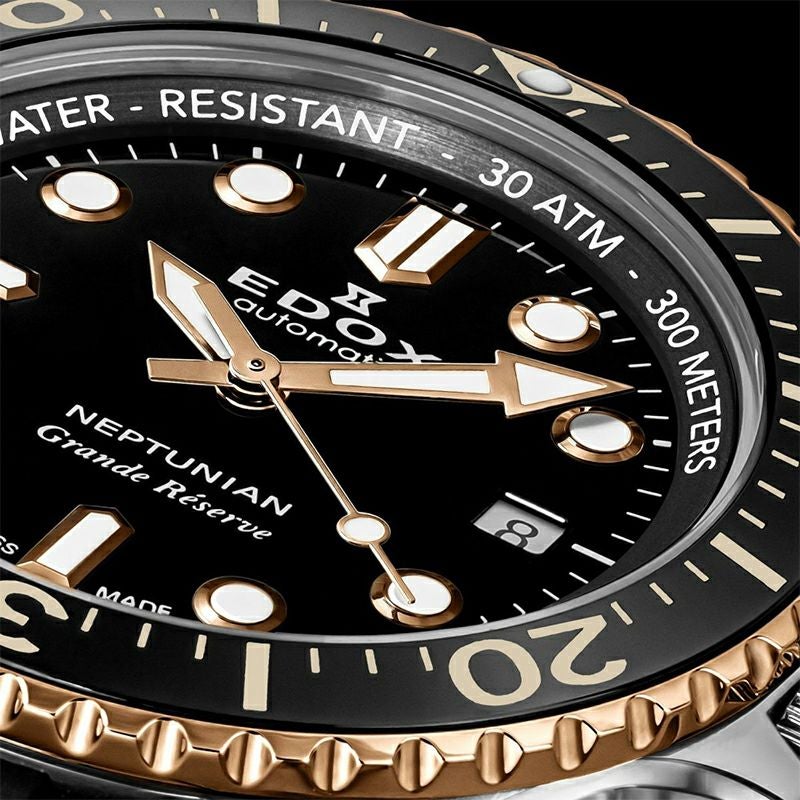 EDOX NEPTUNIAN GRANDE RESERVE DATE AUTOMATIC エドックス