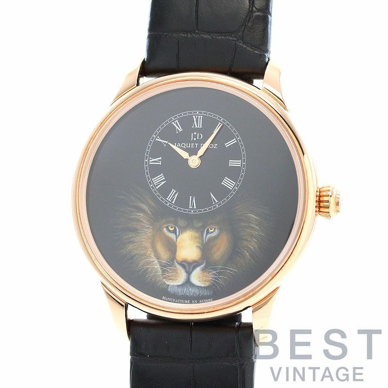 【中古】JAQUET DROZ PETITE HEURE MINUTE LION ジャケ・ドロー プティ・ウール ミニット ライオン J005033321