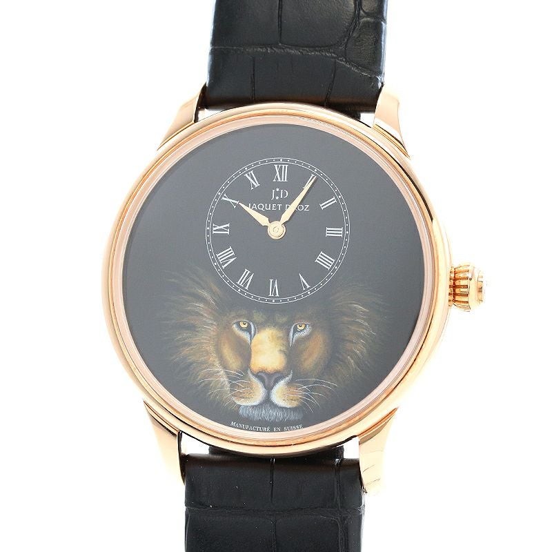 【中古】JAQUET DROZ PETITE HEURE MINUTE LION ジャケ・ドロー プティ・ウール ミニット ライオン J005033321