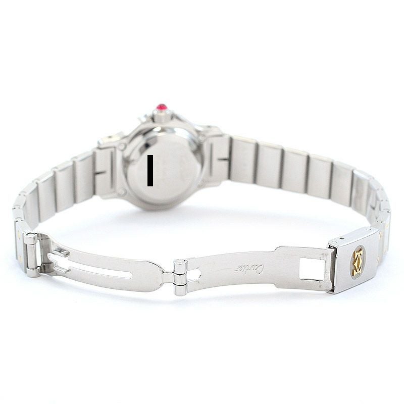 中古】CARTIER SANTOS RONDE / SANTOS OCTAGON SMALL MODEL BORDEAUX