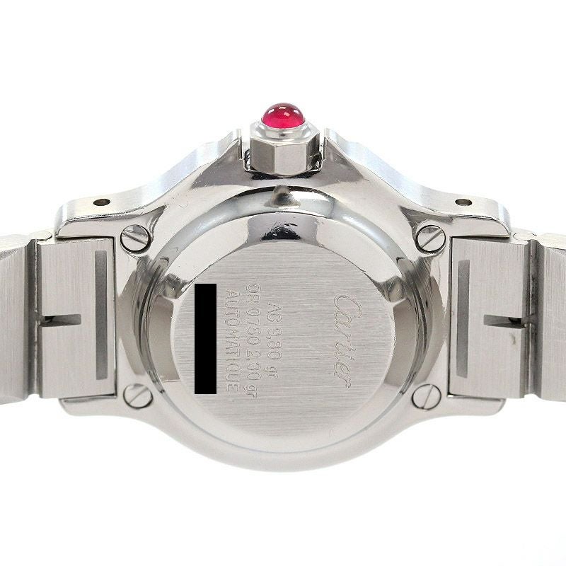 【中古】CARTIER SANTOS RONDE / SANTOS OCTAGON SMALL MODEL BORDEAUX DIAL カルティエ サントス ロンド SM / サントス オクタゴン SM ボルドーダイヤル 46178381