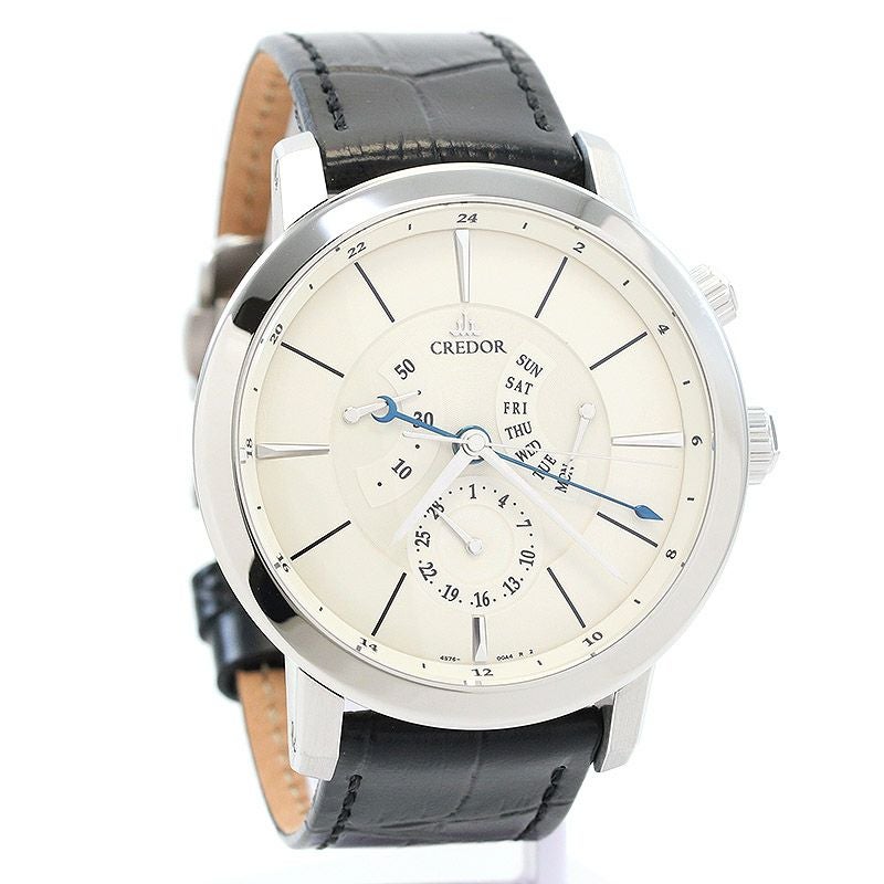 中古】SEIKO CREDOR NODE DAY-DATE POWER RESERVE セイコー クレドール