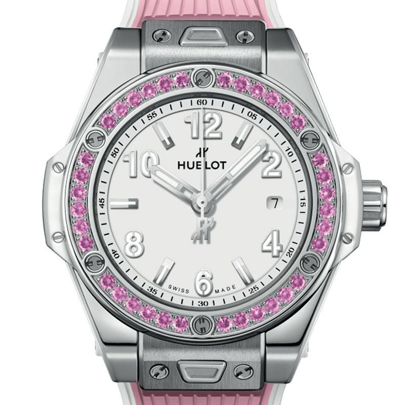 HUBLOT BIG BANG ONE CLICK JOYFUL STEEL PINK ウブロ ビッグ・バン ワンクリック ジョイフル スチール ピンク 485.SP.2210.RX.1233