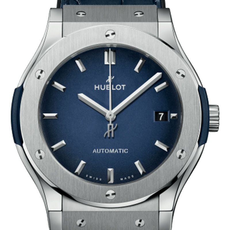 HUBLOT CLASSIC FUSION TITANIUM DEEP BLUE ウブロ クラシック・フュージョン チタニウム ディープブルー 511.NX.6670.LR.JPN