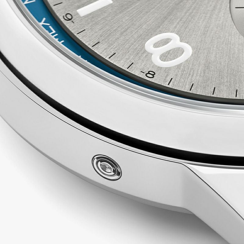 NOMOS GLASHUETTE Club Sport neomatik Worldtimer Silver ノモス